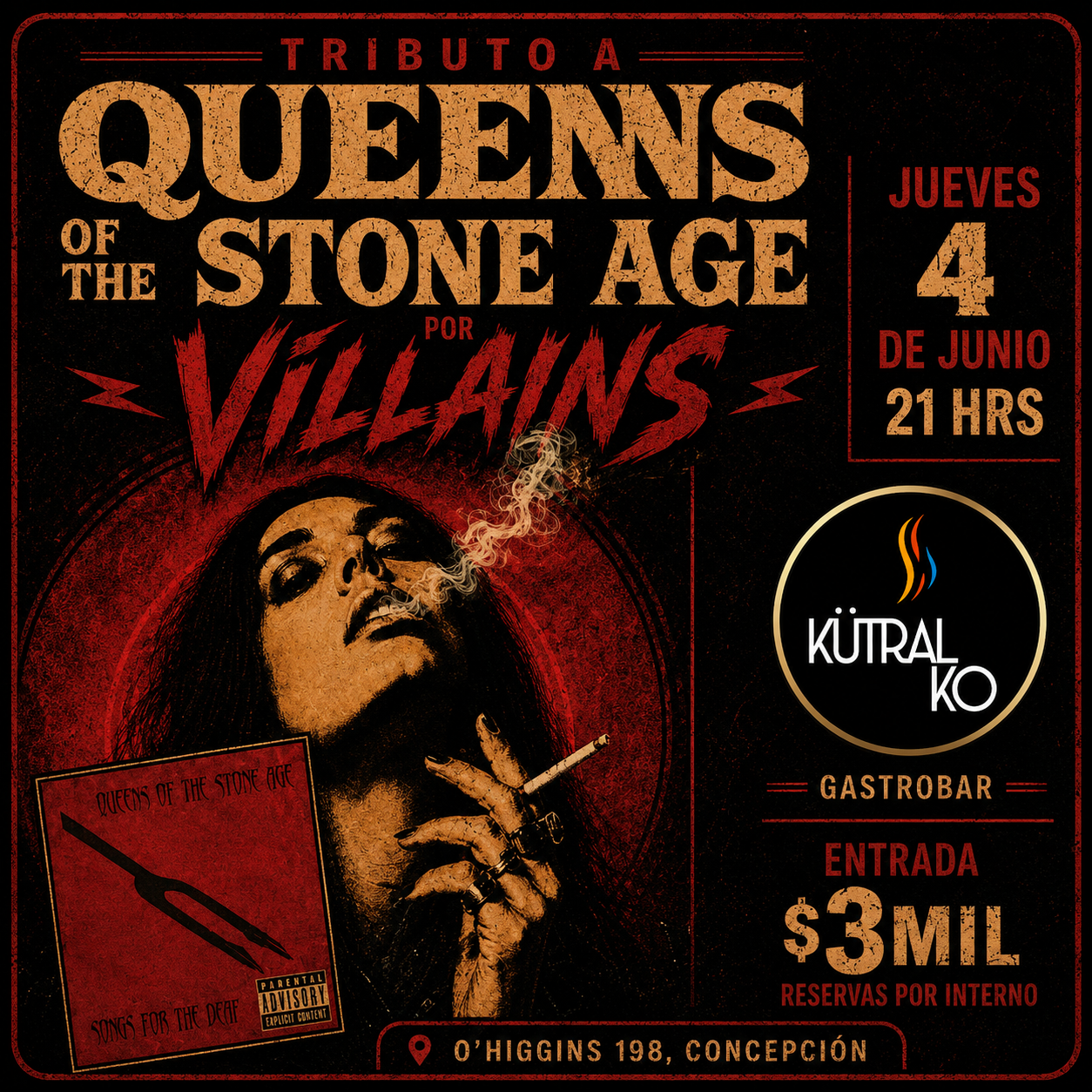queens of the stone age tributo por villains queens of the stone age tributo por villains